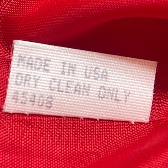 Vintage Carolina Herrera Studio Red Long Sleeve Sheath Dress – Size Women’s 6 - Picture 9 of 12